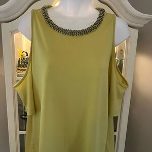 Next Yellow Cold Shoulder Top
